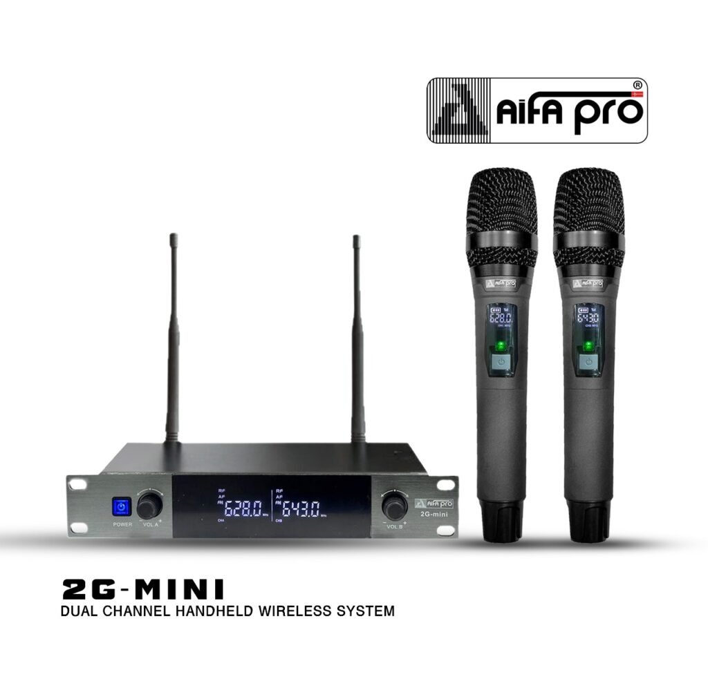2G-MINI DUAL CHANNEL HANDHELD WIRELESS SYSTEM