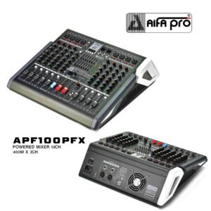 AiFA pro  APF100PFX POWERED MIXER 10CH 400W X 2CH