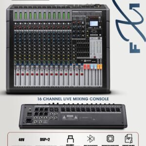 F16 16 CHANNEL LIVE MIXING CONSOLE