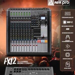 FX12 12-CHANNEL MIXING CONSOLE