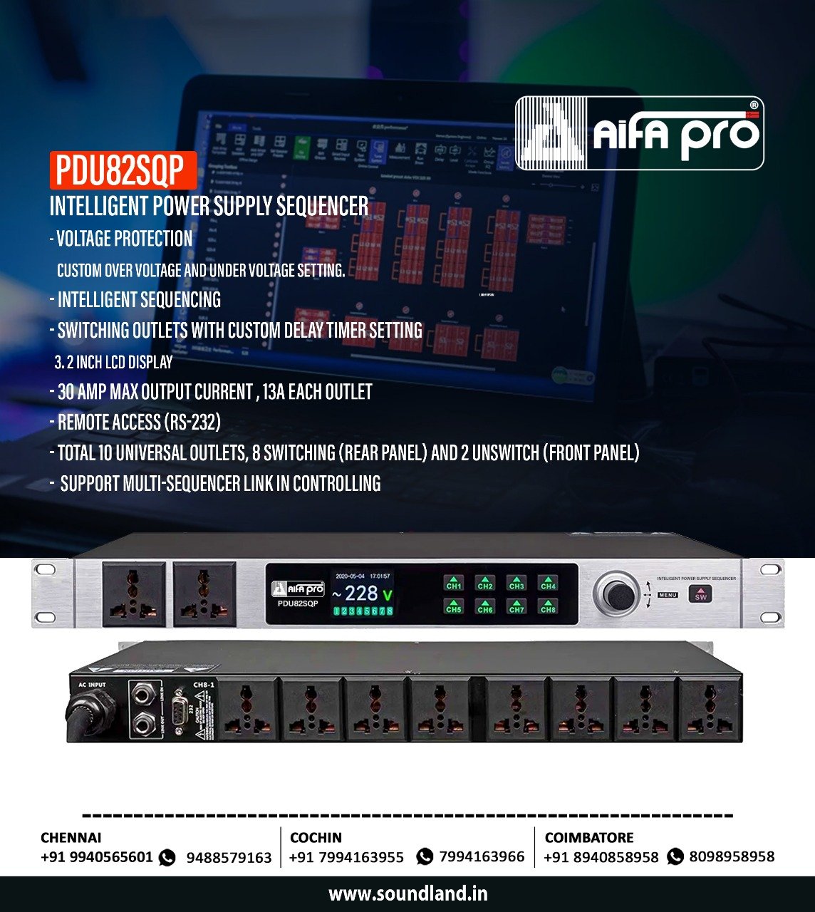 PDU82SQP INTELLIGENT POWER SUPPLY SEQUENCER