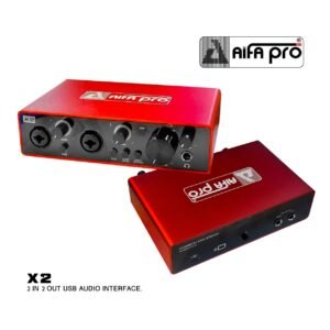 X2 2 IN 2 OUT USB AUDIO INTERFACE.